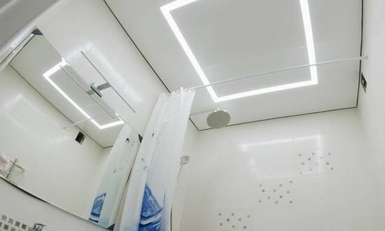 Светополосы на натяжном потолке 3 кв.м. - Ванная - Жодино